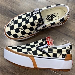 VANS CLASSIC SLIP-ON S CHECKERBOARD MULTI/True Whi